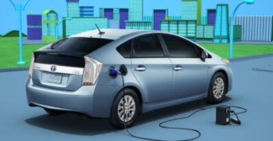 coche híbrido enchufable